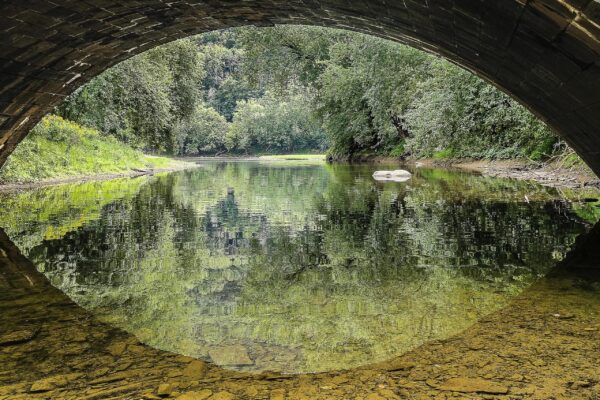 View under Town Creek Aqueduct by Paul Graunke