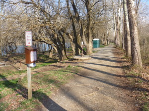 Antietam Creek Drive In Campground bathroom and handpump by Jim Tomlin PATC