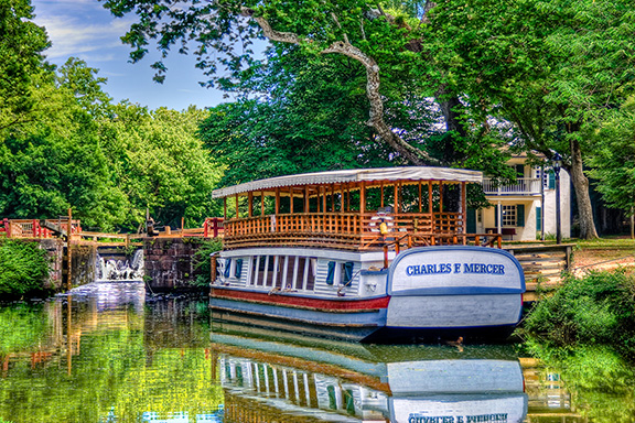 Mercer Canal Boat at Great Falls