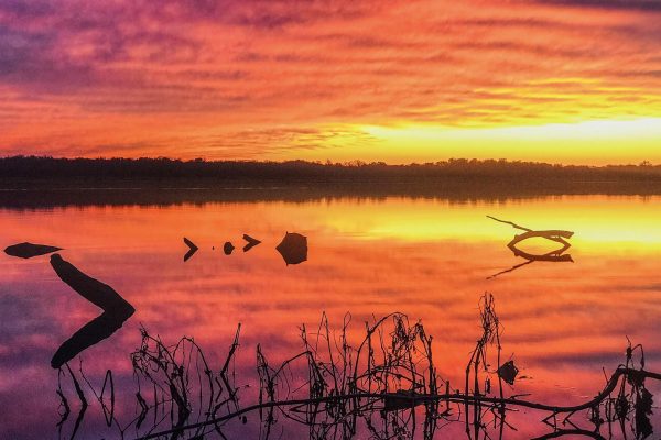 Riley's Lock at Sunset by Jason Volat