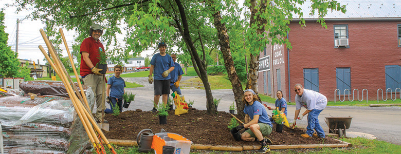 Canal Pride volunteers in Williamsport