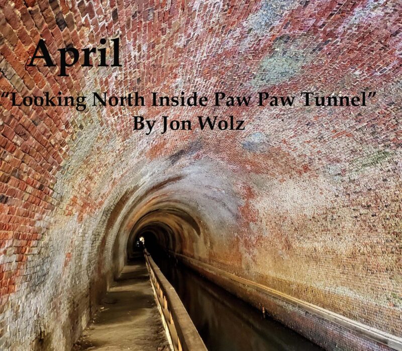 April -- Looking North inside Paw Paw Tunnel- Jon Wolz