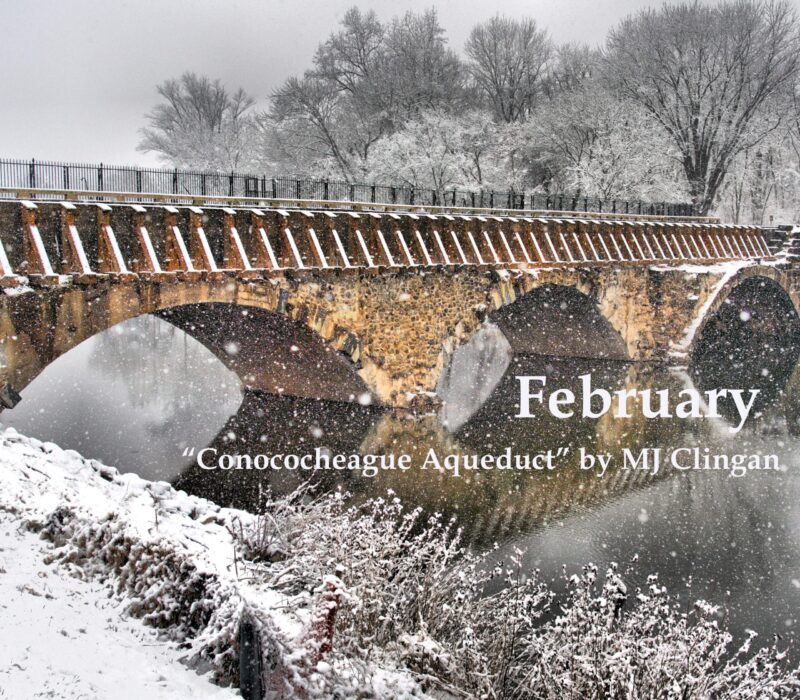 February Winner -- The Conococheague Aqueduct- Cushwa Basin, Williamsport- Margaret J Clingan