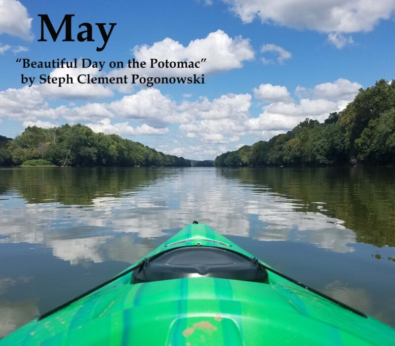 May -- 'Beautiful Day on the Potomac Near Monocacy Aqueduct' by Steph Clement Pogonowski