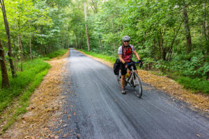 resurfaced towpath