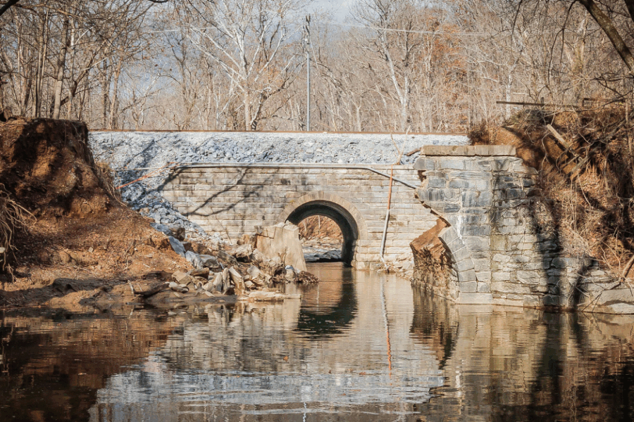 What's Left of Historic Culvert 82 - Little Catoctin Creek by Paul Graunke
