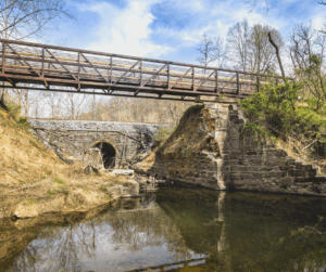 New Bridge over Ruins of Historic Culvert 82 by Paul Graunke