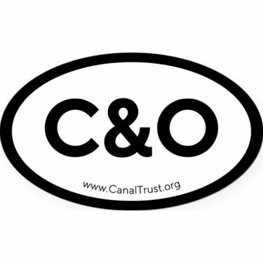 C&O Canal Oval Car Magnet