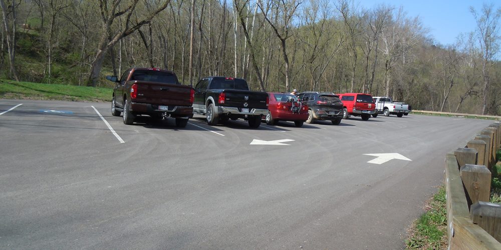 Fifteenmile-Creek-parking-PATC-GPS-Rangers